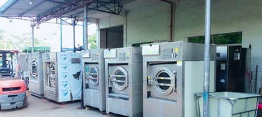 上海川岛100公斤洗衣机与床单台布烫平机 昆明洗涤设备转让资讯